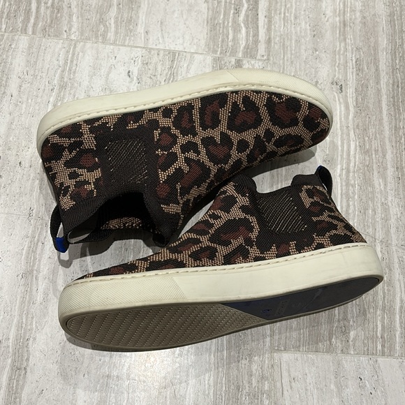 ROTHY'S | Chelsea Knit High-Top Sneakers in size 8.5 - Picture 2 of 7